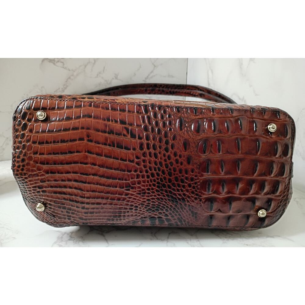 BRAHMIN Large Duxbury Pecan Melbourne Satchel - NWOT - Picture 3 of 7